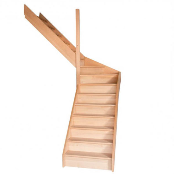 d2bois escaliers bois quart milieu tournant lemon plein avec contremarche balustres bois metal 1 gauche