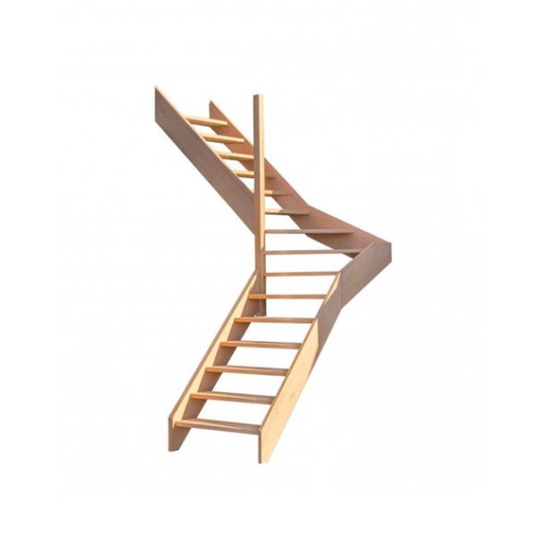 d2bois escaliers bois quart milieu tournant lemon plein sans contremarche balustres bois metal 1 gauche
