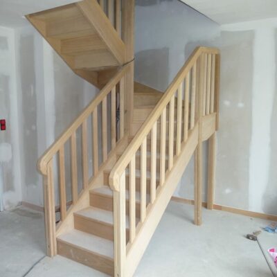 rampe escalier bois reglementation
